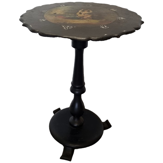 Antiek Victoriaanse Tilt Top Bijzettafel, Circa 1880 1