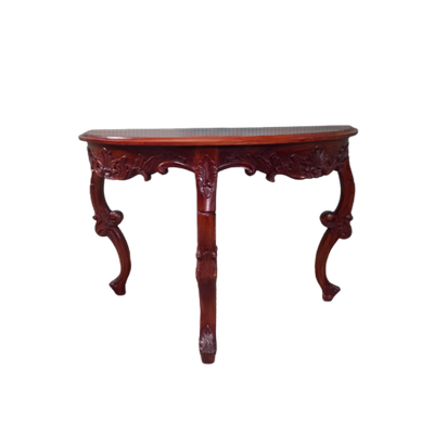 Sidetable, Antieke Halfronde Barok Sidetable