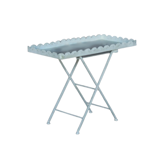 Metalen Tuinbijzettafel Uit De Jaren 50 1