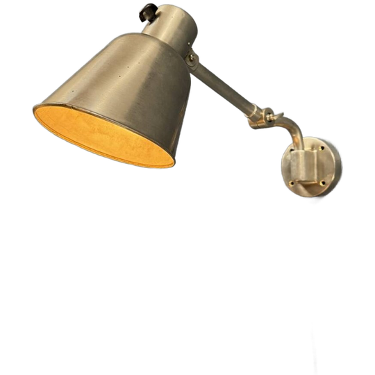 Vernikkelde Bünte & Remmler Wandlamp 1
