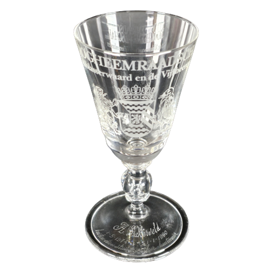Hoogheemraadschap - Alblasserwaard En De Vijfheerenlanden - Hensbeker - Roemer - Kristal - 1990's 1