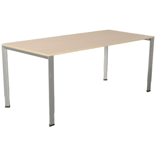 Ahrend 700 Bureau, Eiken Blad, 180 X80 Cm, Hoogte Instelbaar Onderstel 1