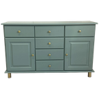 Restyle Dressoir & Messing Knop/Poot Groen Kast thumbnail 1
