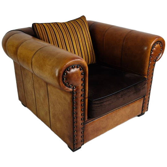 Luxe Xl Loungefauteuil In Schapenleer – Van Lounge Atelier 1