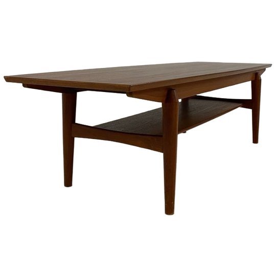 Vintage Solid Wood Coffee Table – Mahjongg Vlaardingen 1