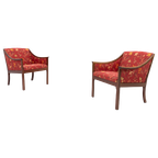 Pair Of Elegant Armchairs By Ole Wanscher For P. Jeppensen, 1960’S Denmark thumbnail 1