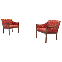 Pair Of Elegant Armchairs By Ole Wanscher For P. Jeppensen 1960’s Denmark