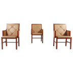 Set Of 3 Bernt Andersson Armchairs From <<<brand>>>, 1980’s Sweden thumbnail 1