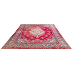 Xl Handgeknoopt Tabriz Vloerkleed Wol 272X370Cm - Perzisch Tapijt thumbnail 1