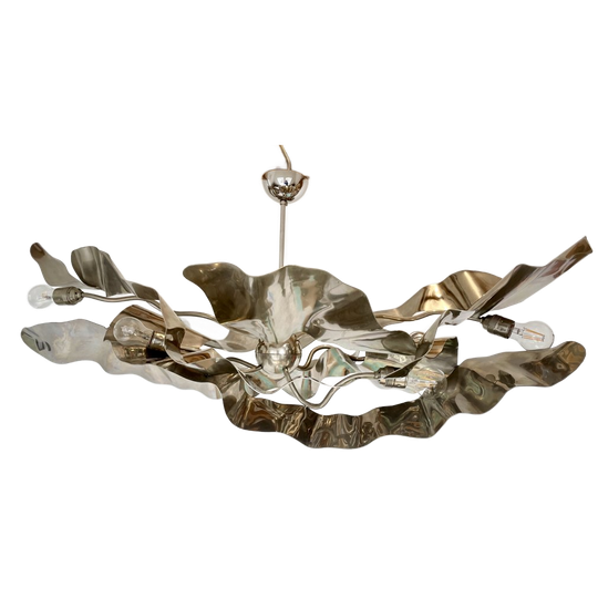 Dutch Design Jacco Maris Sculpturale Space Age Hanglamp 'octave' ~ Conversation Piece 1