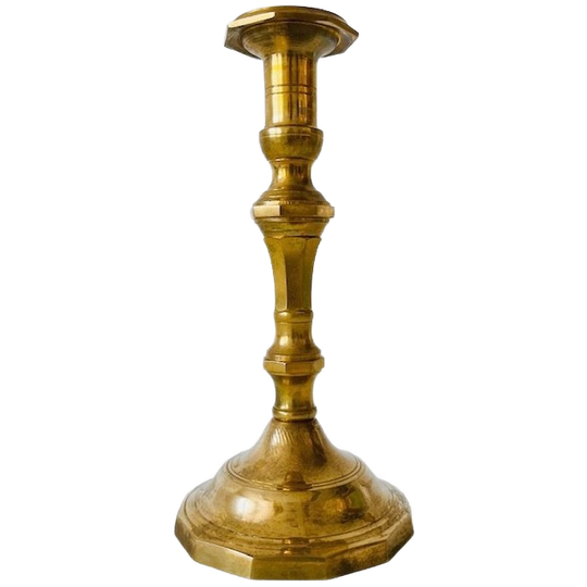 Vintage Messing Gouden Kandelaar 1