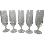 Antieke Champagne Glazen Cristal de Loraine | Kerst thumbnail 1