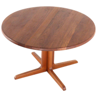 Niels Bach Vintage Ronde Eettafel Eetkamertafel Deens Massief Teak
