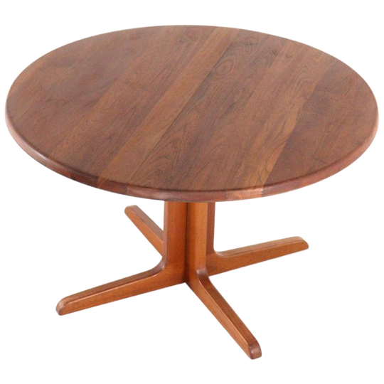 Niels Bach Vintage Ronde Eettafel Eetkamertafel Deens Massief Teak 1