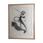 Litho ‘Rolschaatser’: Herman Gordijn thumbnail 1