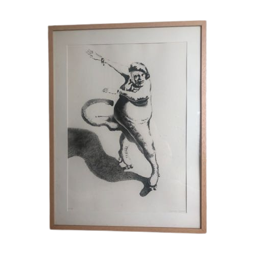 Litho ‘Rolschaatser’: Herman Gordijn