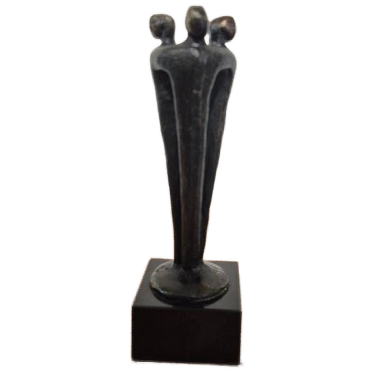 Ger Van Tankeren Omarming Brons Beeldje 16 Cm Hoog 1