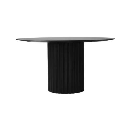 Hkliving Pillar Eettafel - Ø 140 Cm - Zwart