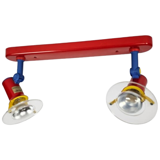 Brilliant - Model 04729 - 2-spots Plafonniere - Memphis Milano Stijl - 80's 1