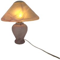 Vintage Murano Mushroom Lamp Design.