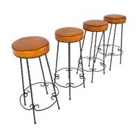 4X Vintage Barkruk