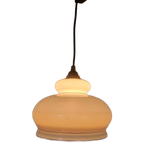Vintage Jaren 70 Hanglamp Glas. thumbnail 1