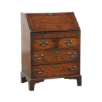 Antieke Subtiele Engelse Secretaire Uit Begin 19e Eeuw Met Een Prachtig Interieur thumbnail 1