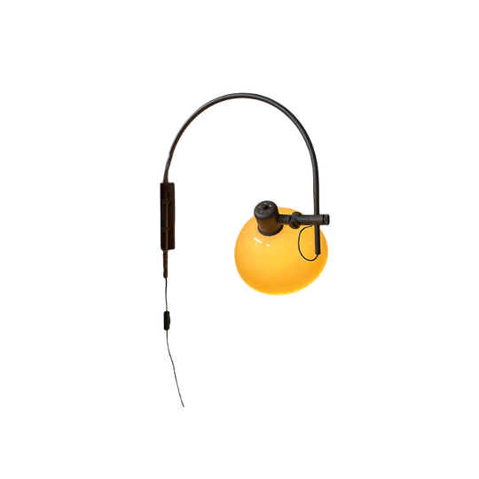 Mid Century Herda Mushroom Arc Wandlamp | Space Age-Lamp | Vintage Wandlamp 1