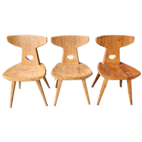 Jacob Kielland Brandt Set Van 3 Vintage Stoelen