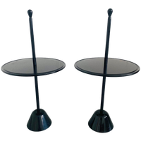 Set Vintage Giacomo Castiglioni Bijzettafels Achille & Pier Zanotta 1980’s
