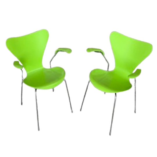 Serie 7 3207 Fauteuils Van Arne Jacobsen Voor Fritz Hansen 1