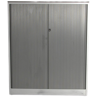 Ahrend Roldeurkast, Aluminium, 144 X 120Cm, Incl. 3 Legborden