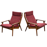 Vintage Set 2X Lotus Fauteuil Rob Parry Gelderland Design