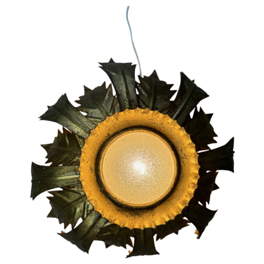 Vintage ‘sunburst’ Plafondlamp 1