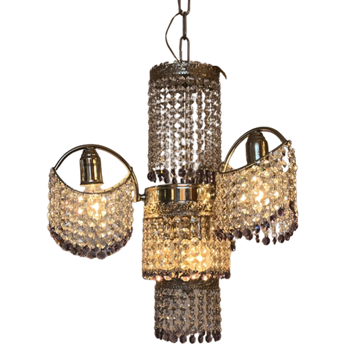 Kristallen Art Deco Kroonluchter Hanglamp Van Kristal