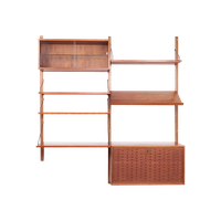 Poul Cadovius Wandkast Met Tijdschriften Plank