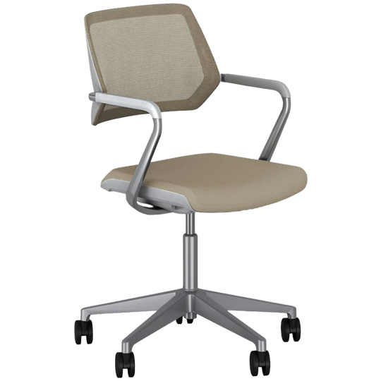steelcase | Qivi Bureaustoel Met 5-sterren Onderstel Malt Creme 1