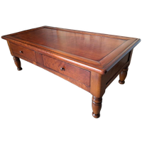 Klassieke Engelse Salontafel Afm. 120x60cm En 43cm Hoog.