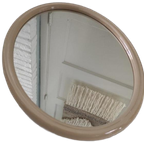 Vintage Spiegel Tiger Beige Ovaal thumbnail 1
