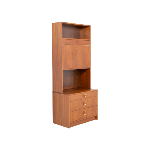 1970’S Danish Teak Cabinet/Bar / Boekenkast / Ladekast