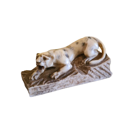 Frans Albasten Art Deco Sluipende Tijger Jaren 20/30 1