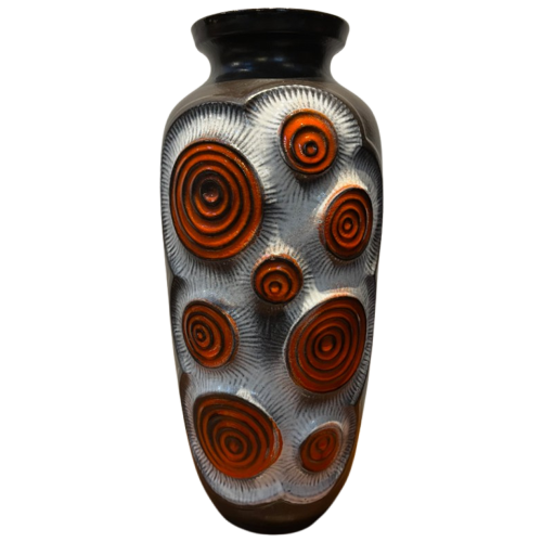 Ceramic Floor Vase Model 84-45 From Bay Keramik, Germany, 1970S