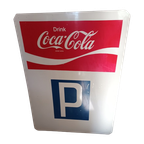 Coca-Cola Parking Reclamebord Uit 1970 thumbnail 1