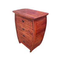 Unieke Teakhouten Ladenkast, Apothekerskast, Halkast