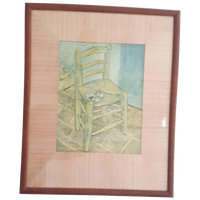 Antieke Prent Vincent Van Gogh Schilderij Vintage