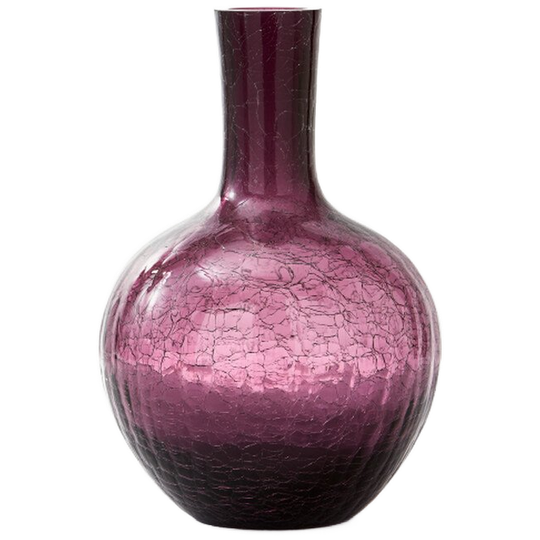 Polspotten | Gecraqueleerde Glazen Bolvaas S 1