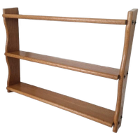 Vintage Houten Boekenrek Wand Planken.