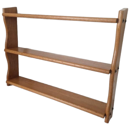 Vintage Houten Boekenrek Wand Planken. 1