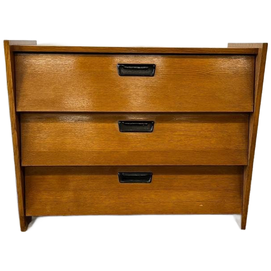 Vintage Houten Schoenkast / Klepkast 1