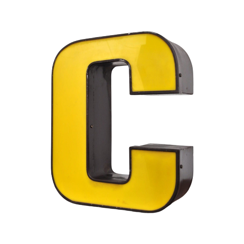 Vintage Letter C